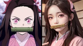 Demon Slayer Characters in real life 💯 ( AI generated )