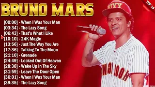 Bruno Mars Top 10 Hits All Time - Hot 10 Songs This Week 2024