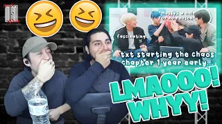 TXT funniest/ iconic moments of 2020 | NSD REACTION