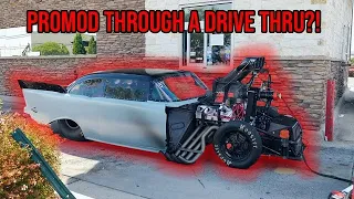 Taking my PROMOD THROUGH THE DRIVE-THRU!!!