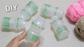 INCREDIBLE!! How to make money with plastic bottle and yarn at home - Super recycling craft ideas