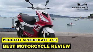 PEUGEOT SPEEDFIGHT 3 50 BEST MOTORCYCLE REVIEW | more iconic and successful
