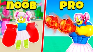 БОКС Симулятор! Прокачка от НУБ до ПРО в Boxing Simulator Roblox