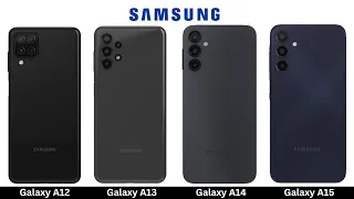 Samsung Galaxy A15 VS Galaxy A14 VS Galaxy A13 VS Galaxy A12