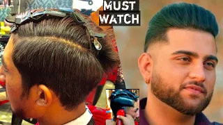 KARAN AUJLA- Indian Punjabi Singer New Haircut ❤️ & Hairstyle Make By Jeddah Salon 2022