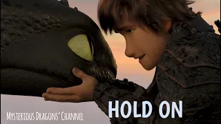 Hold On | Chord Overstreet ( Saying Goodbye to Toothless Scene ) Lyrics Video HTTYD