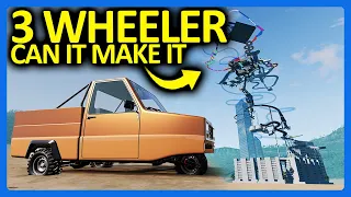 Can a 3 Wheeler Complete BeamNGs HARDEST Map?!?