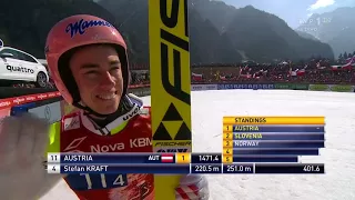 Kamil Stoch 251.5m & Stefan Kraft 251m - Planica 2017 - Team II. round