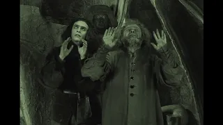 The Golem-How He Came into the World (1920) by Paul Wegener, Clip: Loew and his servant give praise!