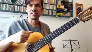 Arpejo n.1 com escala duetada n.1 (3o e 4o pares) - viola caipira