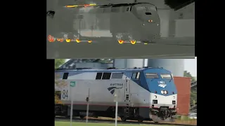 Thermal Imaging Amtrak #80 Carolinian - Burlington, NC