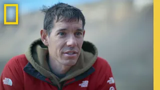 Alex Honnold Rappels The Moulin | Arctic Ascent with Alex Honnold | National Geographic