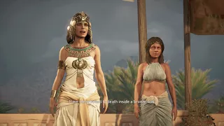 Assassin's Creed: Origins - The Lizard's Face: Cleopatra Palace Speech "Kill The Priest" Cutscene