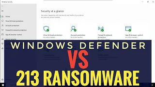 Windows Defender vs Ransomware | Virus Vs Antivirus Ep: 11