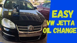 DIY Volkswagen Jetta Oil Change (2006, 2007, 2008, 2009, 2010 VW Jetta 2.5L)