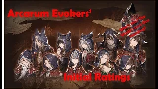 Initial Ratings on All Acarum Evokers [Granblue Fantasy]