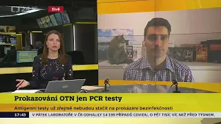 Daniel Stach - prokazování OTN jen PCR testy