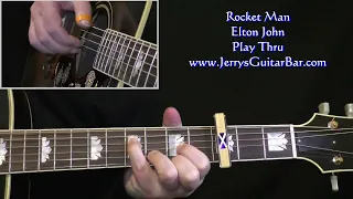 Elton John Rocket Man | Guitar Play Thru