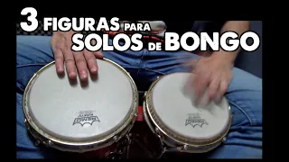 3 figuras para SOLOS de BONGO. Joaquin Arteaga. 3 bongo fills for solos.