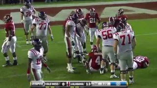 2010 Ole Miss vs. #8 Alabama Highlights