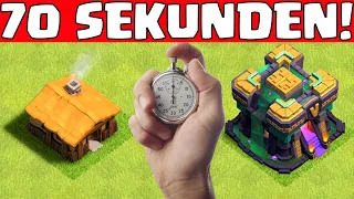 DIE GESCHICHTE VON CLASH OF CLANS...IN 70 SEKUNDEN!