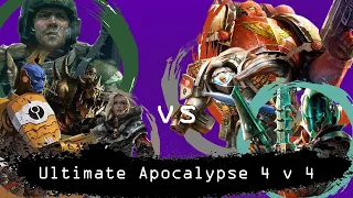 Dawn of War  Ultimate Apocalypse 4 v 4 Orks, Imperial Guard, SoB, Tau vs Space Marines, Eldar, IDH