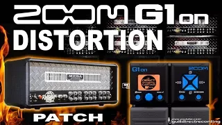 ZOOM G1on G3 DISTORTION G1xon G5 Mesa Boogie Simulation [Direct PC].
