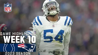 Indianapolis Colts vs. New England Patriots Game Highlights | NFL 2023 Week 10