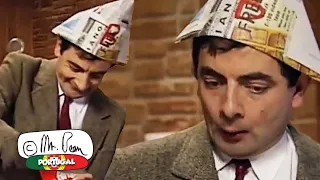 Festa de Ano Novo do Mr Bean! | Clipes engraçados do Sr. Bean | Mr Bean Portugal