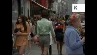 Late 1960s King's Road, 60s London Summer Fashion, 35mm Archive Footage