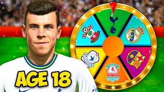 Gareth Bale but the WHEEL Decides his Career...