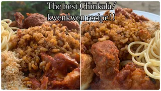 THE BEST CHINKAFA/KWENKWEN RECIPE!