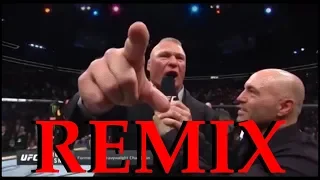 Daniel Cormier and Brock Lesnar Octagon Interviews REMIX