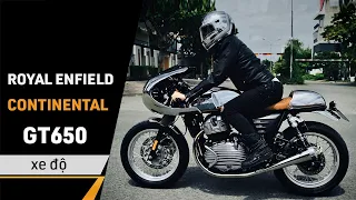 Trên tay Royal Enfield Continental GT650 | Độ full chrome bóng, 10 điểm phong cách