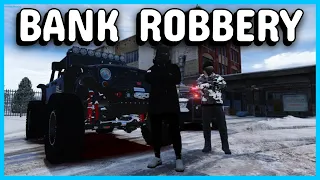 GTA 5 RP - ROBBING THE NORTH YANKTON BANK AND GETTING 'KIDNAPPED'!