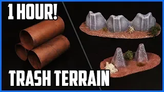 Trash To Terrain In 1 Hour - Warhammer 40k