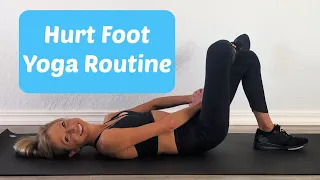 Hurt Foot Yoga Routine. Yoga Routine For A Broken Foot, Ankle, or Lower Leg Injury