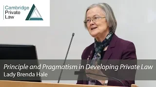 'Principle and Pragmatism in Developing Private Law': 2019 Cambridge Freshfields Lecture