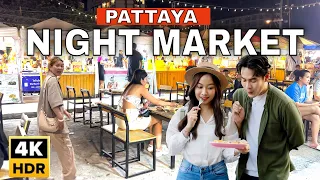 Thailand Street Food Tour | Pattaya Runway Night Market 🇹🇭🌭🍤🥓