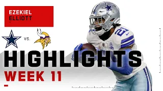 Ezekiel Elliott Starts Eating the Sunday Before Thanksgiving | NFL 2020 Highlights