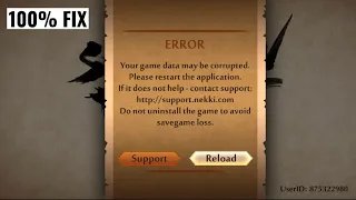 How to fix corrupt data issue in shadow fight 2 | 100% Fix Shadow Fight 2 | ( GamingVio)