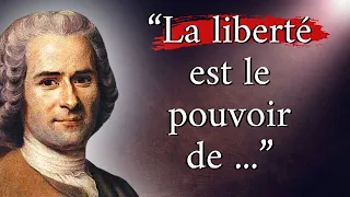 Jean Jacques Rousseau Citations | Les Phrases Exactes qu'on vous cache !