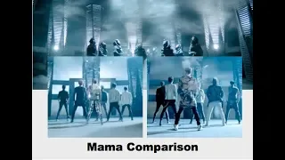 EXO || Mama Comparison || Korean and Chinese