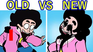 VS Steven OLD VS NEW  FNF MODS (Come and Learning with Pibby)