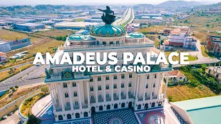 AMADEUS PALACE HOTEL & CASINO | 5K DRONE VIDEO, TIRANA 2022