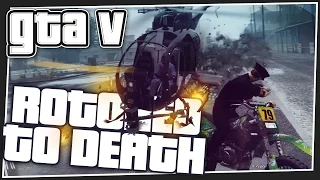 ROTORED TO DEATH - GTA 5 Online (GTA V Funny Moments)