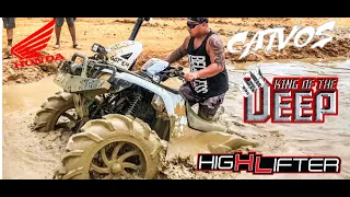 Honda Rubicon on 5" CATVOS lift and 35” Outlaw3s At Busco Beach Bounty Hole
