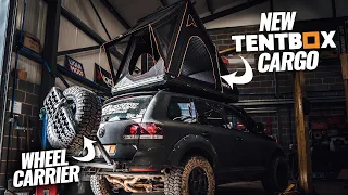 New Tentbox Cargo Install on our V10 VW Touareg