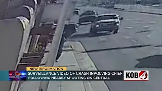 APD releases surveillance video of police chief's crash