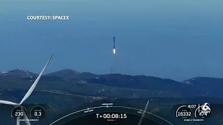 SpaceX launches Maxar 1 mission from Vandenberg Space Force Base